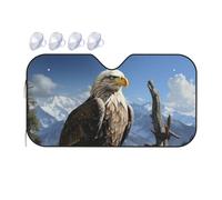 A Lone Eagle Car Windshield Sun Shade Foldable Car Sun Shade Front Windshield Sunshade Windshield Cover Reflective Sun Visor Keep Your Vehicle Cool for Most Sedans SUV Truck