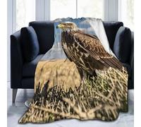 A Lone Eagle Throw Blankets Flannel Blanket Warm Cozy Bed Blanket Lightweight Soft Blankets for Couch Sofa Bed Chair Home Decor 40"X30"