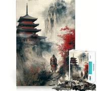 A Lone Samurai Warrior 1000-piece Jigsaw Puzzles Stress Relief Play High Def Print Family Enjoyable Birthday Present (38x26cm)