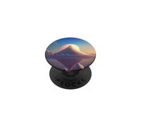 A lonely mountain of candy cotton with clouds PopSockets Adhesive PopGrip