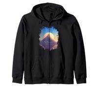 A lonely mountain of candy cotton with clouds Zip Hoodie
