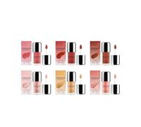 A Long-Lasting, Crease-Proof Liquid Eyeshadow, Diamond Glitter Liquid Eyeshadow, Long Lasting Natural Blendable Eyeshadows Makeup Smooth Makeup for All Skin Types (6Pc)