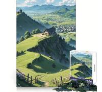 A Long Way to The Village Jigsaw Puzzles for Adults 1000 Pieces Unwind Game Firm Edge Playful Challenge Wall Display (50x75cm)