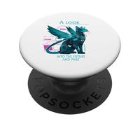 A Look into the Future Cyber Cat SciFi Cat Design PopSockets Adhesive PopGrip