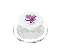 A Look into the Future Cyber SciFi Dinosaur Design PopSockets PopGrip for MagSafe