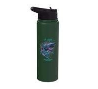 A Look into the Future Cyber Shark SciFi Shark Technology Design Stainless Steel Insulated Water Bottle