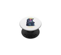 A Look into the Future Cyber Slot Machine SciFi Design PopSockets Adhesive PopGrip