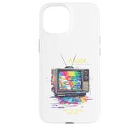 A Look into the Future Cyber TV SciFi Design Case for iPhone 15