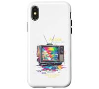 A Look into the Future Cyber TV SciFi Design Case for iPhone X/XS