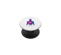 A Look into the Future Futuristic Cyborg SciFi Design PopSockets Adhesive PopGrip