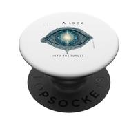 A Look into the Future Futuristic Eye SciFi Design PopSockets Adhesive PopGrip