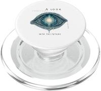A Look into the Future Futuristic Eye SciFi Design PopSockets PopGrip for MagSafe