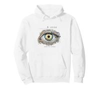 A Look into the Future Futuristic Eye SciFi Design Pullover Hoodie