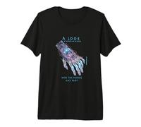 A Look into The Future Futuristic Hand Cyber SciFi Design Premium T-Shirt