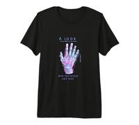 A Look into The Future Futuristic Hand Cyber SciFi Design Premium T-Shirt
