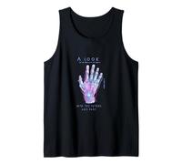 A Look into The Future Futuristic Hand Cyber SciFi Design Tank Top