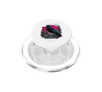 A Look into the Future Futuristic Raven SciFi Design PopSockets PopGrip for MagSafe