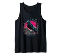 A Look into the Future Futuristic Raven SciFi Design Tank Top