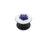 A Look into the Future Futuristic Tiger SciFi Design PopSockets Adhesive PopGrip