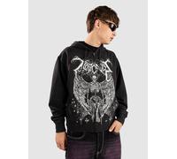 A Lost Cause Fallen Angel Boxy Zip Hoodie vintage black M