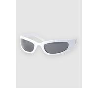 A Lost Cause Rave White Sunglasses smoke Uni