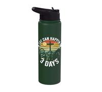 A Lot Can Happen in 3 Days Jesus Christ Happy Easter Retro Stainless Steel Insulated Water Bottle