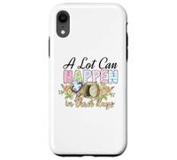 A Lot Can Happen in 3 Days Reto Vintage Christian Easter Day Case for iPhone XR