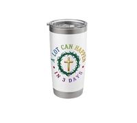 A Lot Can Happen in Three Days Jesus Has Risen Easter Stainless Steel Insulated Tumbler