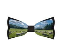 A Lot of Sheep Bow Ties for Men Classic Adjustable Pretied Bowties for Business Wedding Party