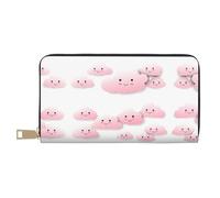 A lot of Shy Smiling Clouds Wallet Hand-Held Coin Purse Fashionable and Versatile Long Can Hold Mobile Phones Coins Keys
