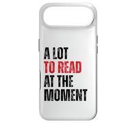 A Lot to Read at the Moment Reading Book Reader Nerd Case for iPhone Air