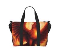 A lovely phoenix Crossbody handbag, travel casual handbag, suitable for work, travel, fitness, tourism, women's zipper storage bag,