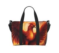A Lovely Phoenix Prints Handbag Crossbody Travel Bag Comfortable Lightweight and Waterproof Suitable for Travel and Everyday Use.