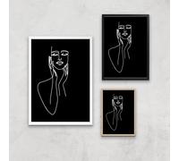 A Loving Touch Touch Giclee Art Print - A4 - Wooden Frame