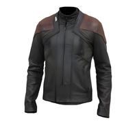 A&M Express Men's Captain Riker Real Leather Jacket - Commander Field Black TV show Season 3 Jacket