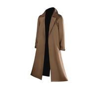 A&M Express Men's Gambit Cosplay Costume Cotton Long Coat - Remy Etienne Brown Halloween Trench Coat