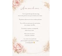 À ma sœur de cœur - Carnet de mots et souvenirs Carnet ligné 100 pageslignées | Cadeau émotionnel pour sœur de cœur, meilleure amie: Un carnet doux et ... se confier et garder des souvenirs précieux