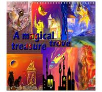 A magical treasure trove (Wall Calendar 2026 12 × 12 Inch) CALVENDO 12 Month Wall Calendar: A calendar with enchanting, artistic, colorful ... away into exciting and longing-filled worlds