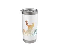 A Maine Coon Cat is My BFF Cat Pet Stainless Steel Insulated Tumbler