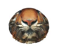 A majestic lion head Reusable shower cap - double-layer waterproof, elastic, environmentally friendly daily use shower cap