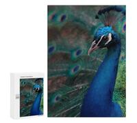 A Majestic Peacock Wooden Jigsaw Puzzles for Adults