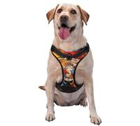 A majestic rhinoceros reflective Oxford unobstructed pet vest, easy to control handle, suitable for small, medium and large dogs