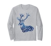 A Majestic Roe Deer with Antlers Long Sleeve T-Shirt