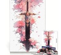 A Majestic Sword Jigsaw Puzzle 1000 Piece for Teenagers Reason Boost Nice Thick Enjoyable Challenge Birthday Idea (38x26cm)