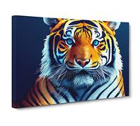 A Majestic Tiger Canvas Wall Art Print 30x20 Inch