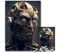 A Man Cyborg JigsawPuzzle 1000 Pieces for Adults Challenging Puzzles DIY Decoration Brain Challenge for Adult Family 1000 PCS(75x50cm)