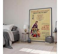 A Man for All Seasons (1966) Retro-Classic Movie Framed Poster Print Wall Art Image Home Decor Artworks Framed Poster Different Sizes and Colours