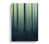 A Man In The Forest Canvas Print | Gallery Wrapped 30mm Frame Wall Art | 30x20 inches | Ready to Hang | Modern Landscape Picture | Living Room Bedroom Lounge Office