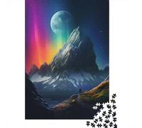 A Man Standing On Mountain 1000-Piece Puzzle for Adults, 52x38cm/1000pcs; A Practical Gift for Quiet Leisure Time; Low-dust White Cardboard Pieces