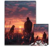 A Man Thinking His Dog_149244b 1000 Piece Jigsaw Puzzle Difficult Puzzles for Adults Perfect for Christmas, Halloween, Easter, New Year 300 PCS